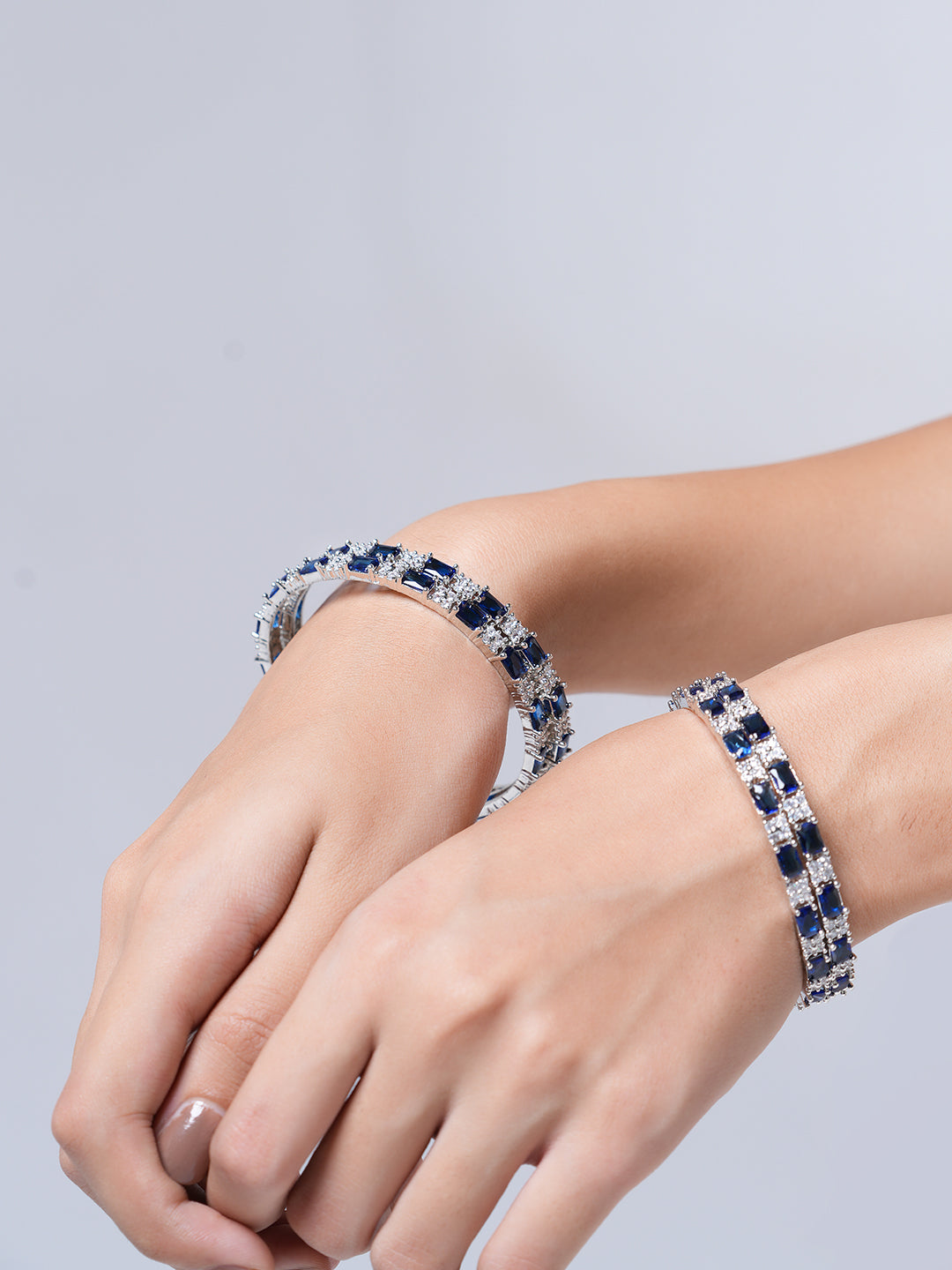 Blue AD Bangles