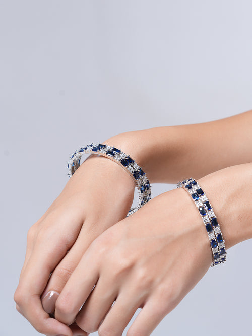 Blue AD Bangles