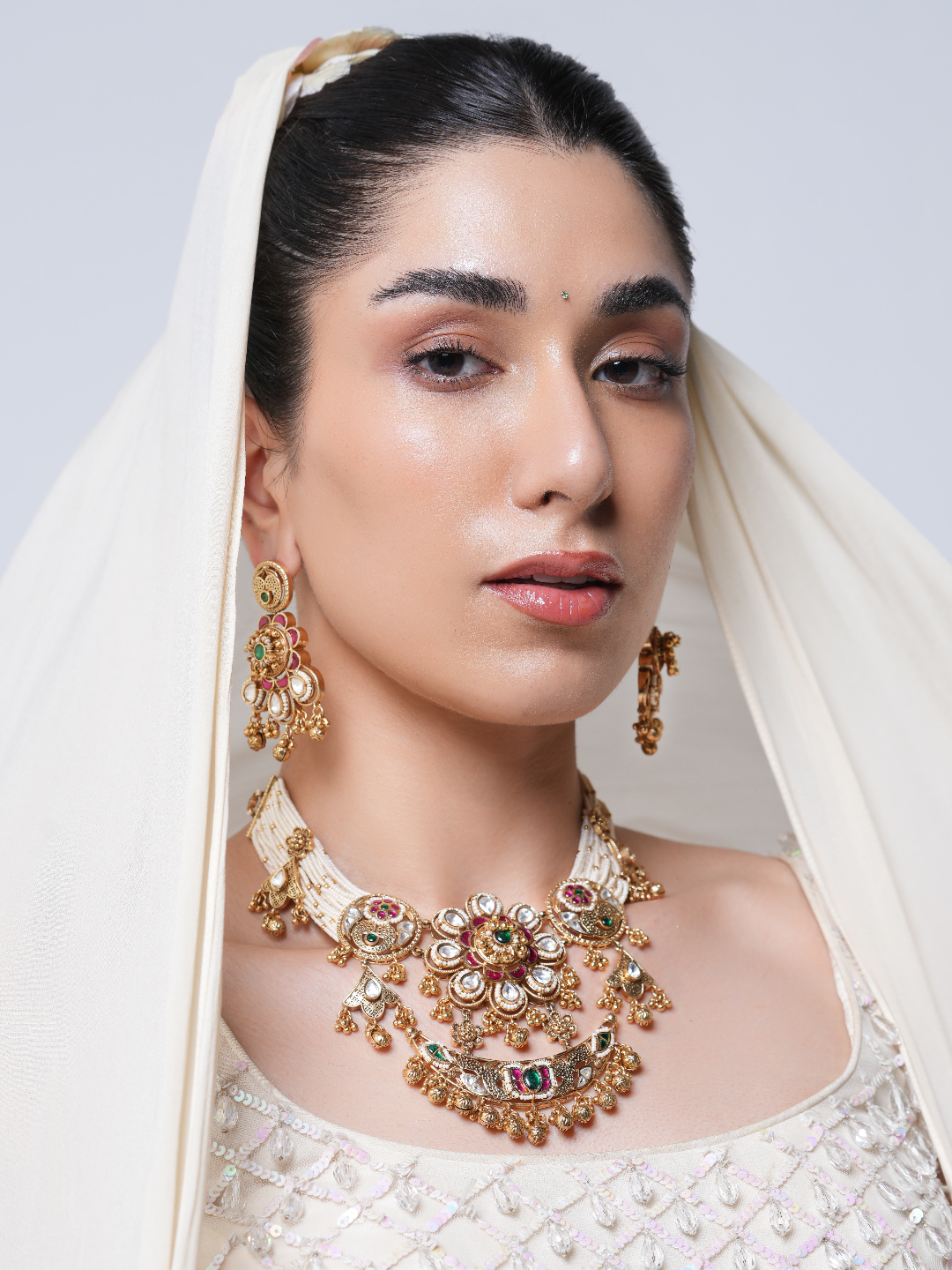 Heavy Designer Rajwada Necklace