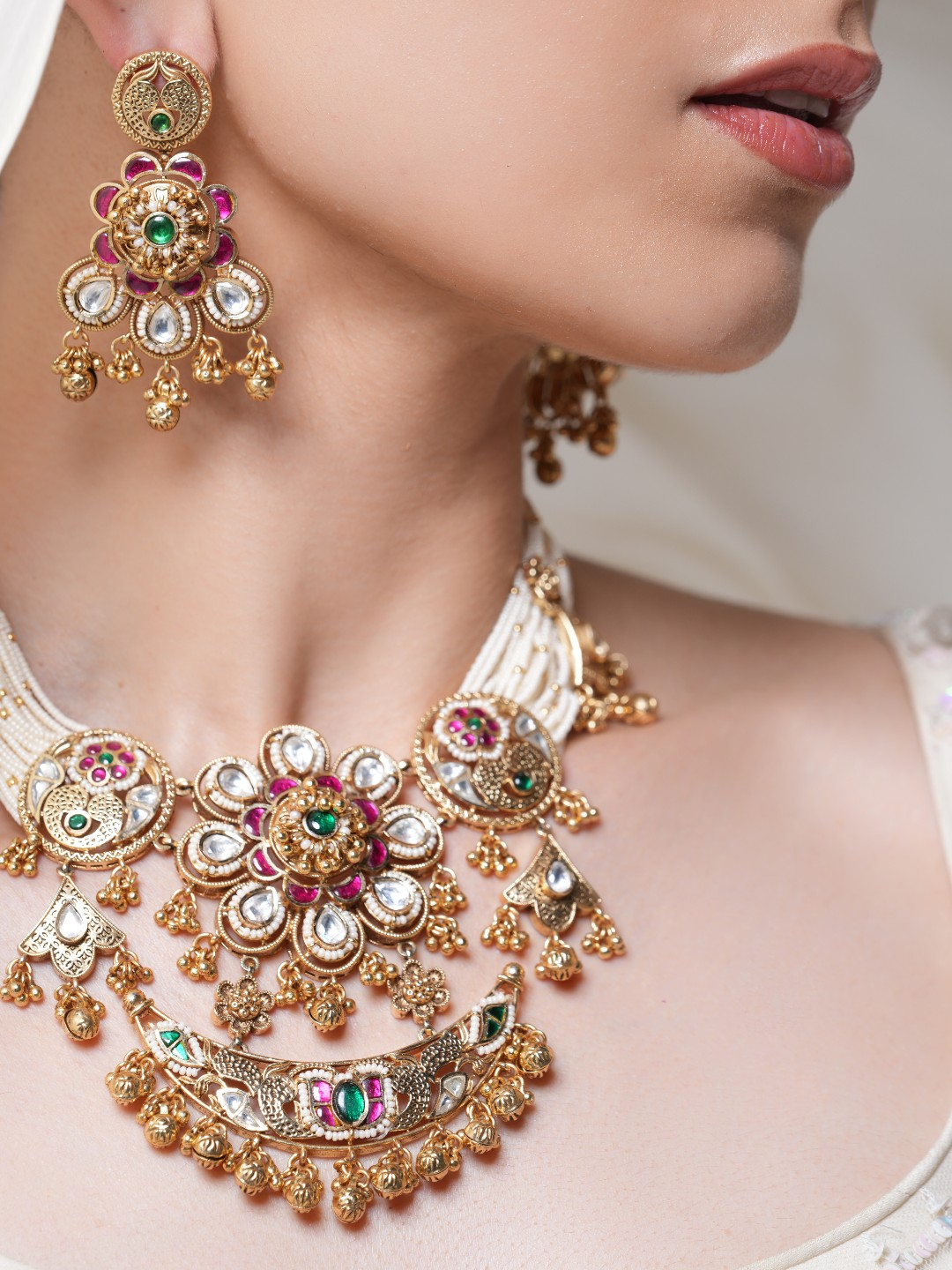 Heavy Designer Rajwada Necklace