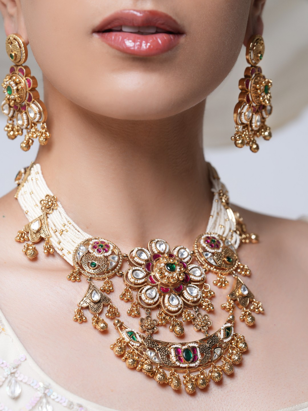 Heavy Designer Rajwada Necklace