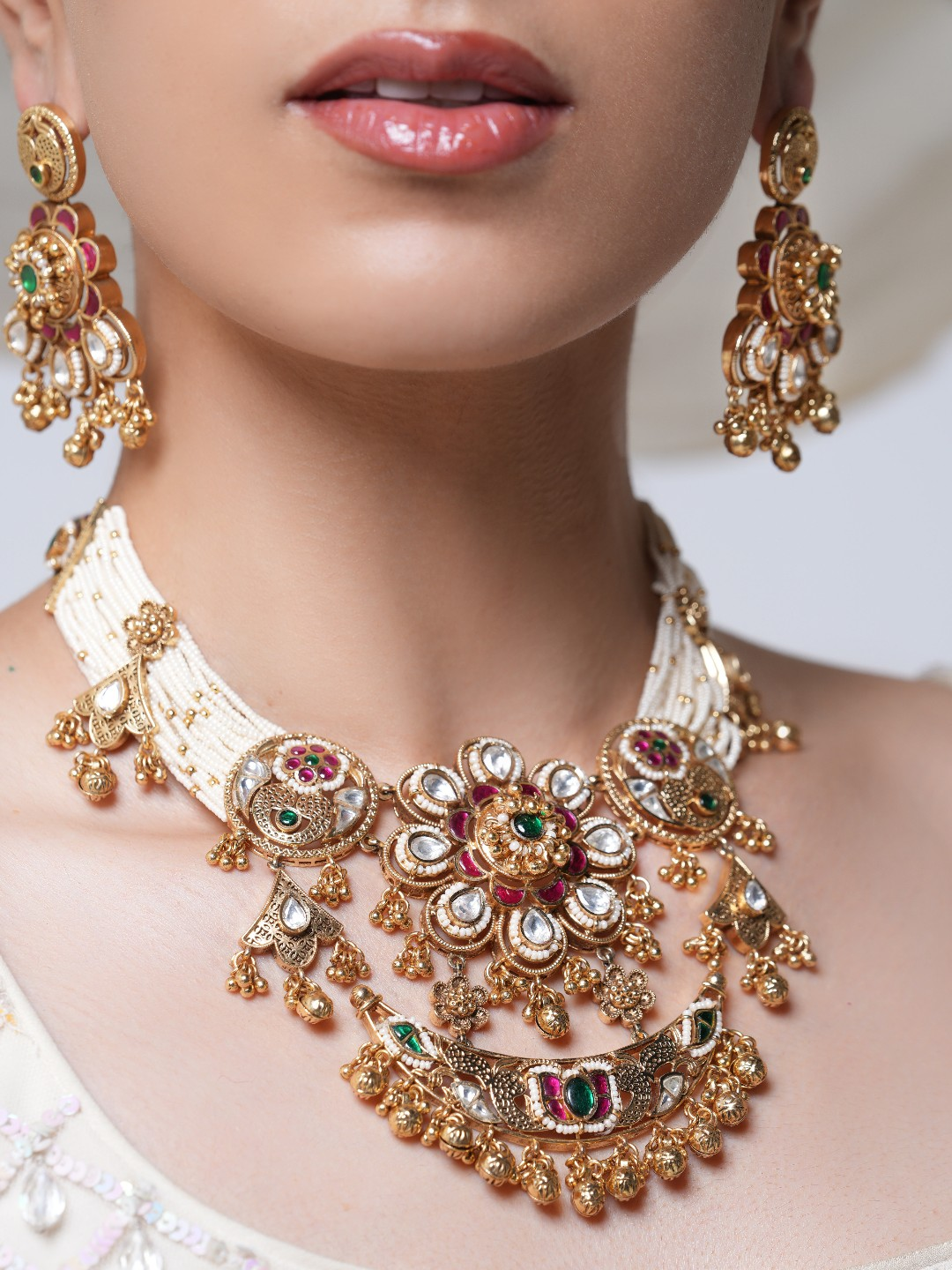 Heavy Designer Rajwada Necklace