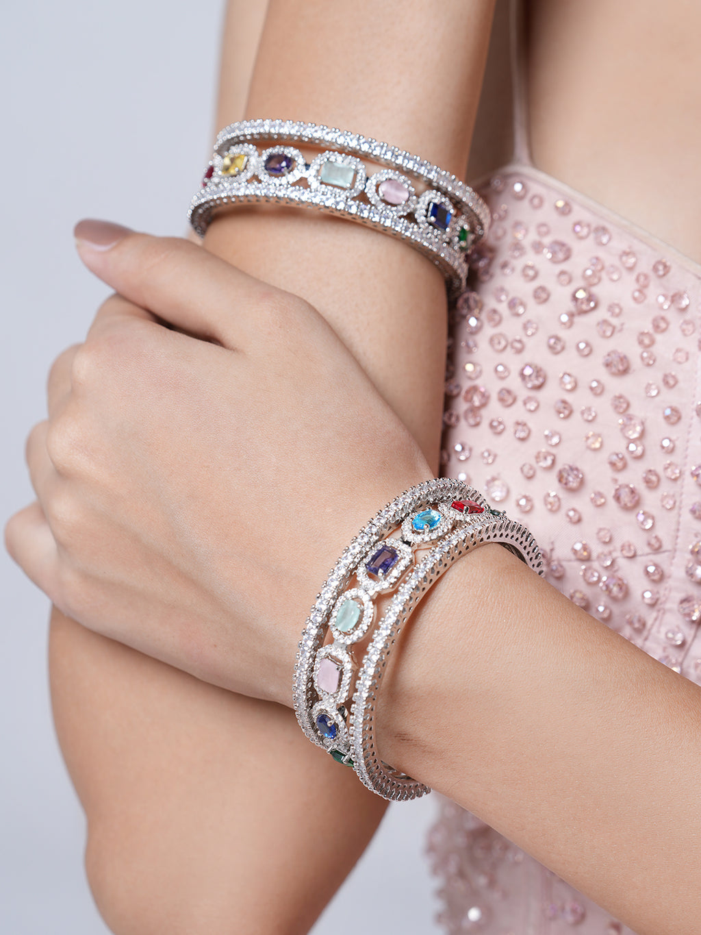 Designer AD Multicolor Bangles