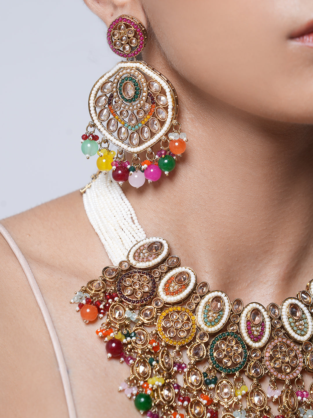 Multicolor Reverse AD Heavy Bridal Set