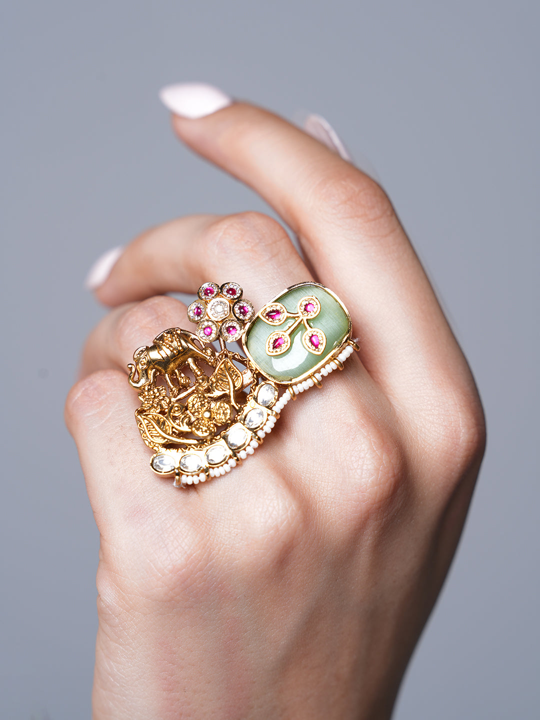 Two Finger Elephant Ring