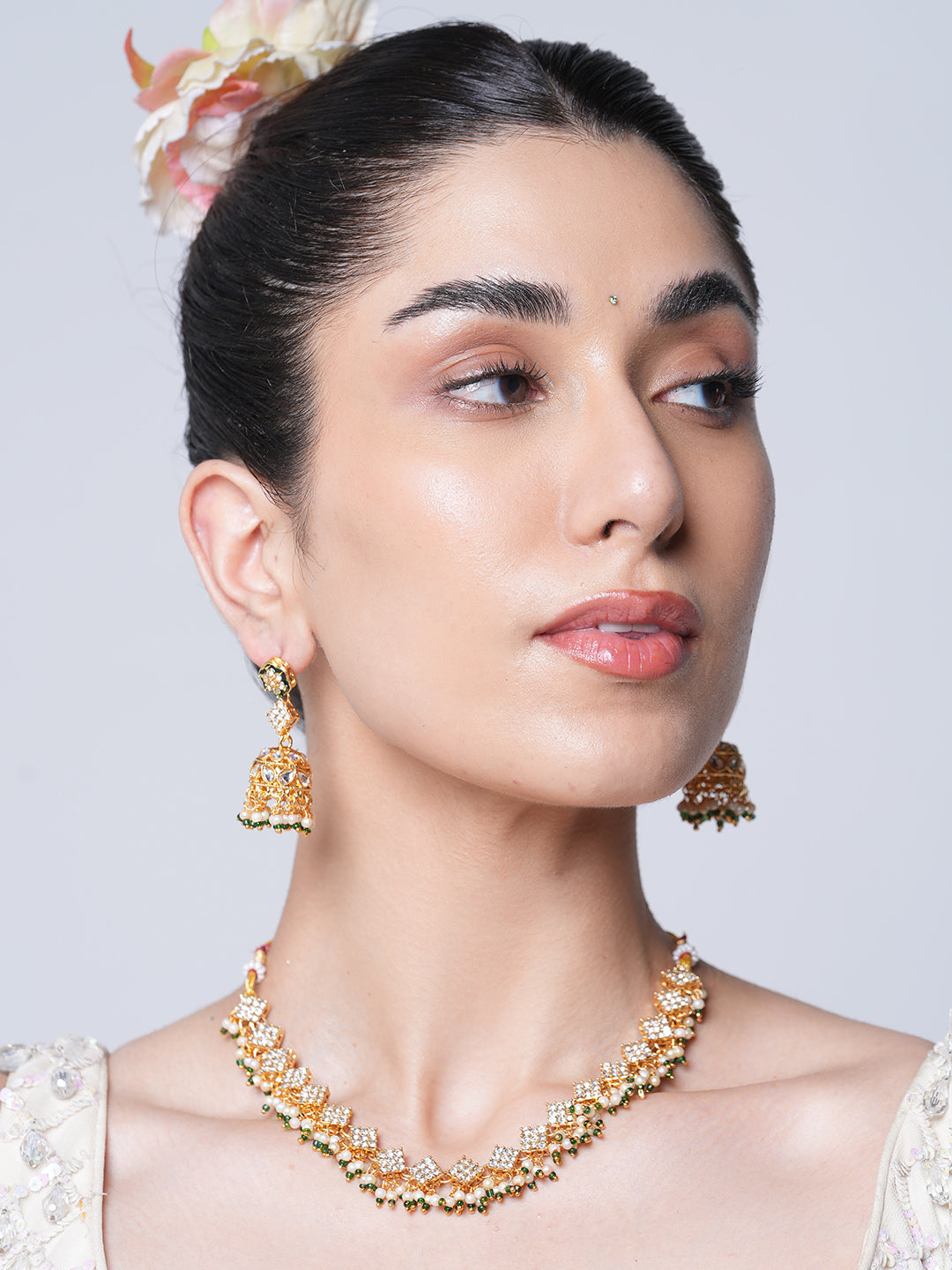 Sleek CZ Short Necklace