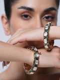 Premium Kundan Polki Bangles