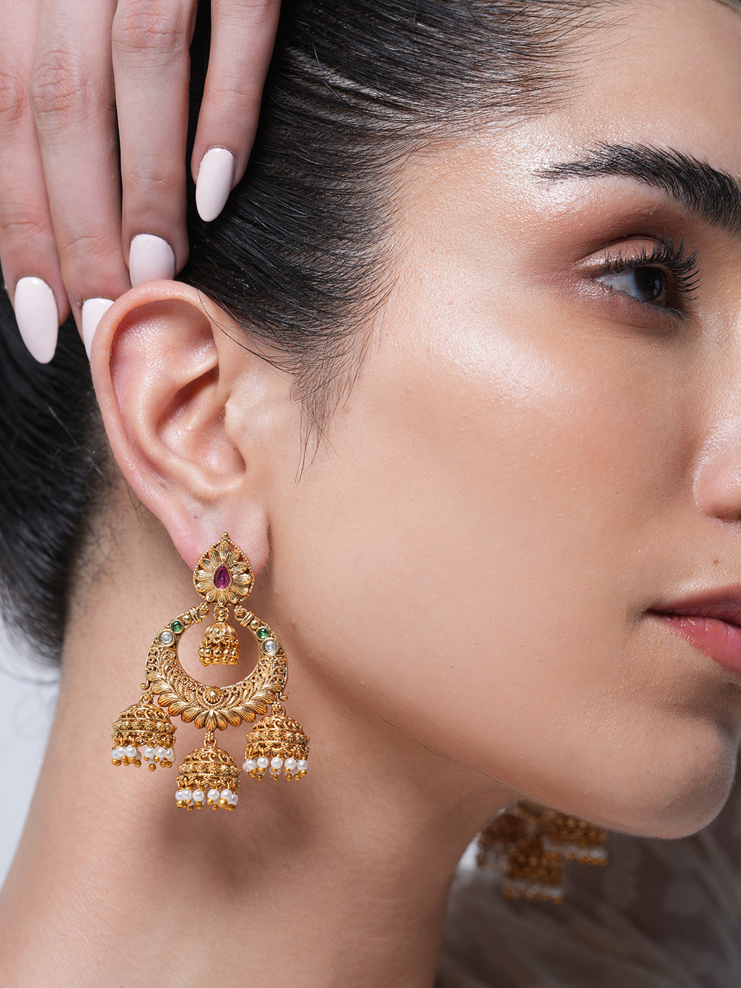 Designer Lightweight Antique Jhumki