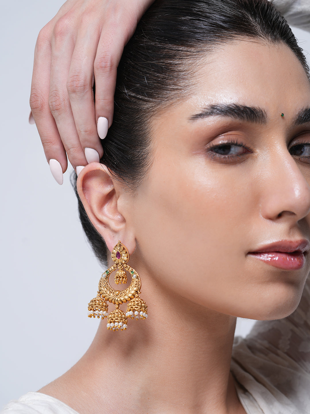 Designer Lightweight Antique Jhumki