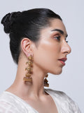 Long Peacock Antique Earrings