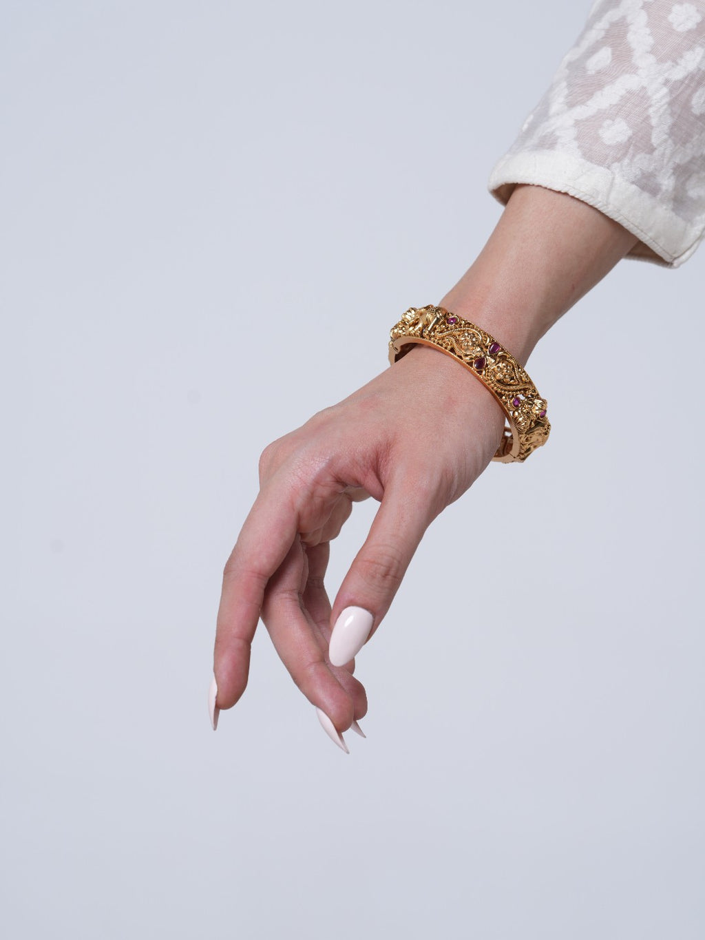 Matt Polish Antique Bangles