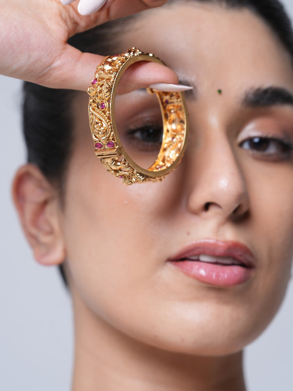 Matt Polish Antique Bangles