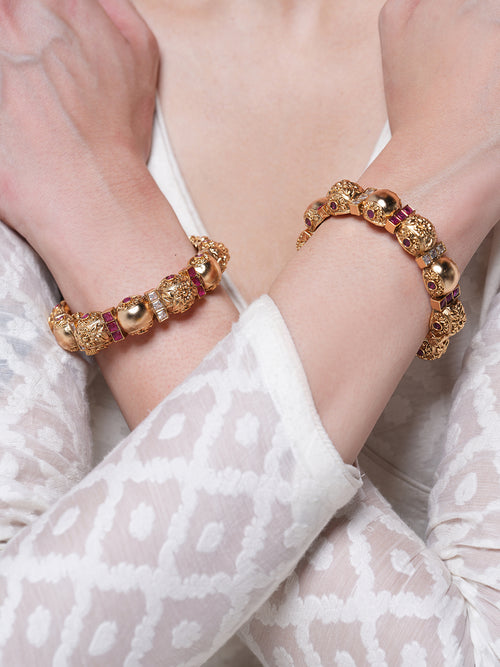 Premium Gold Polished Bangles