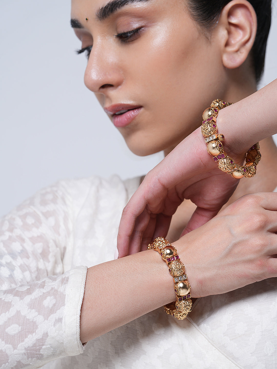 Premium Gold Polished Bangles