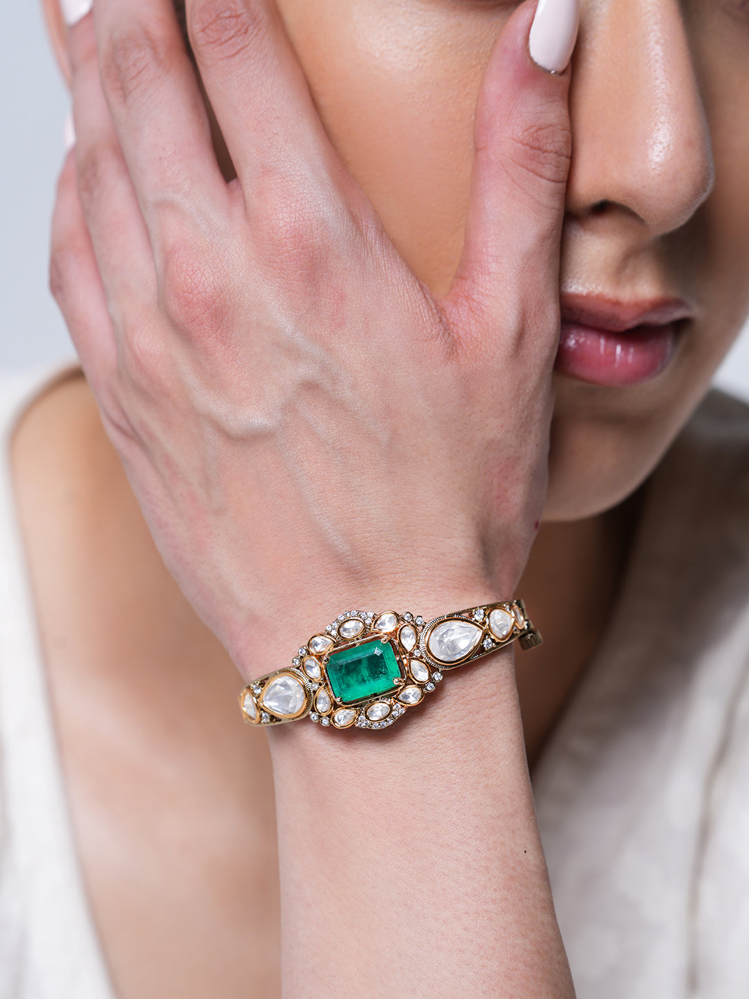 Green Emerald Sleek Bracelet