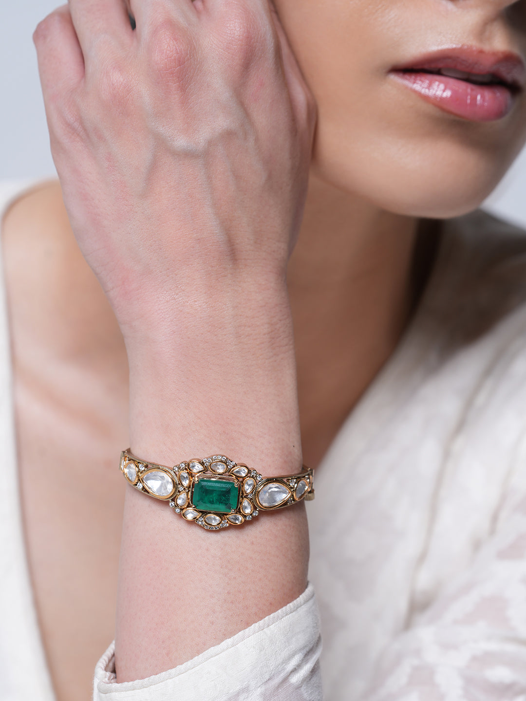 Green Emerald Sleek Bracelet
