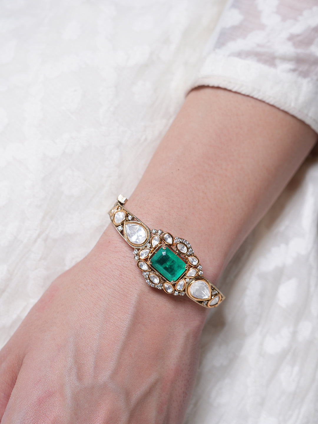 Green Emerald Sleek Bracelet