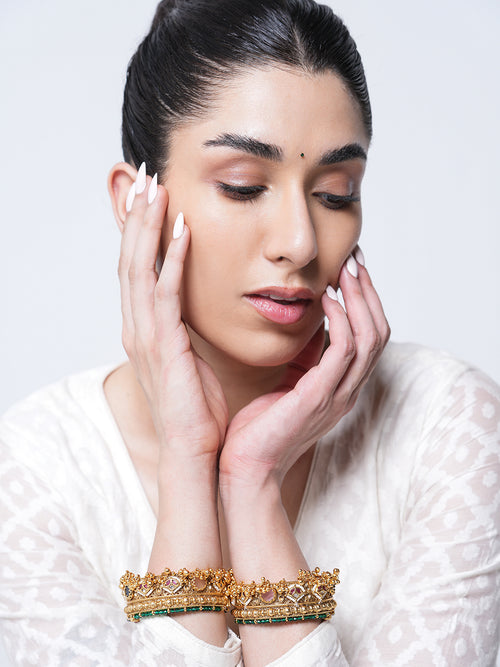 Heavy Rajwada Polish Bangles