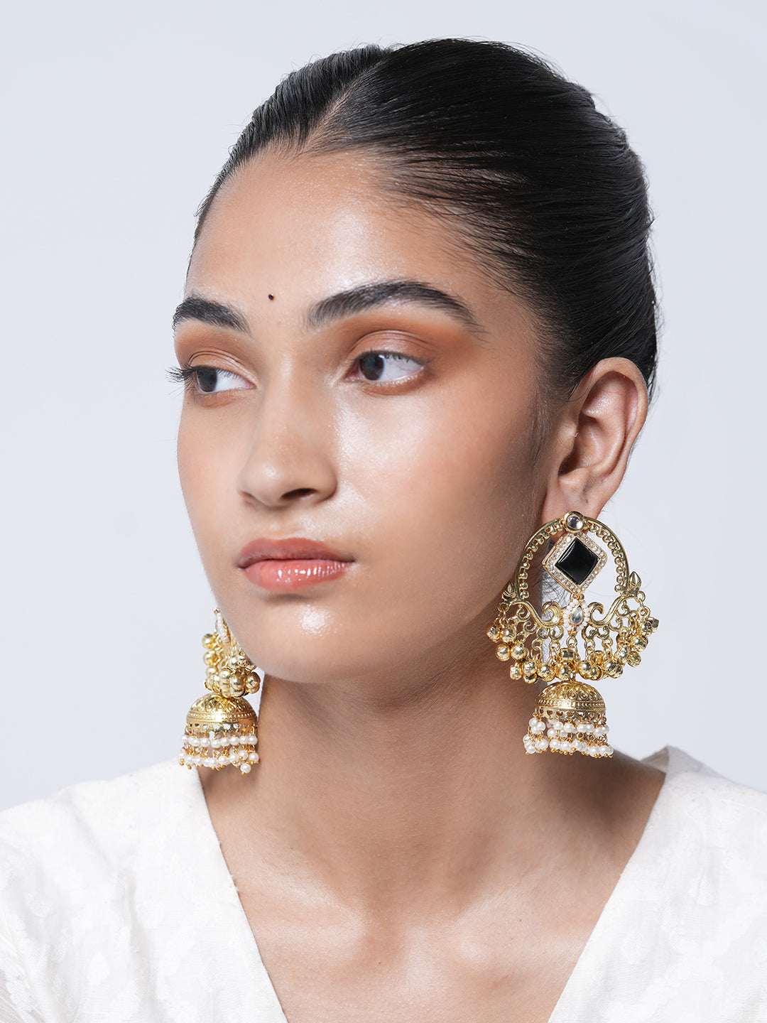 Black Stone Heavy Jhumki