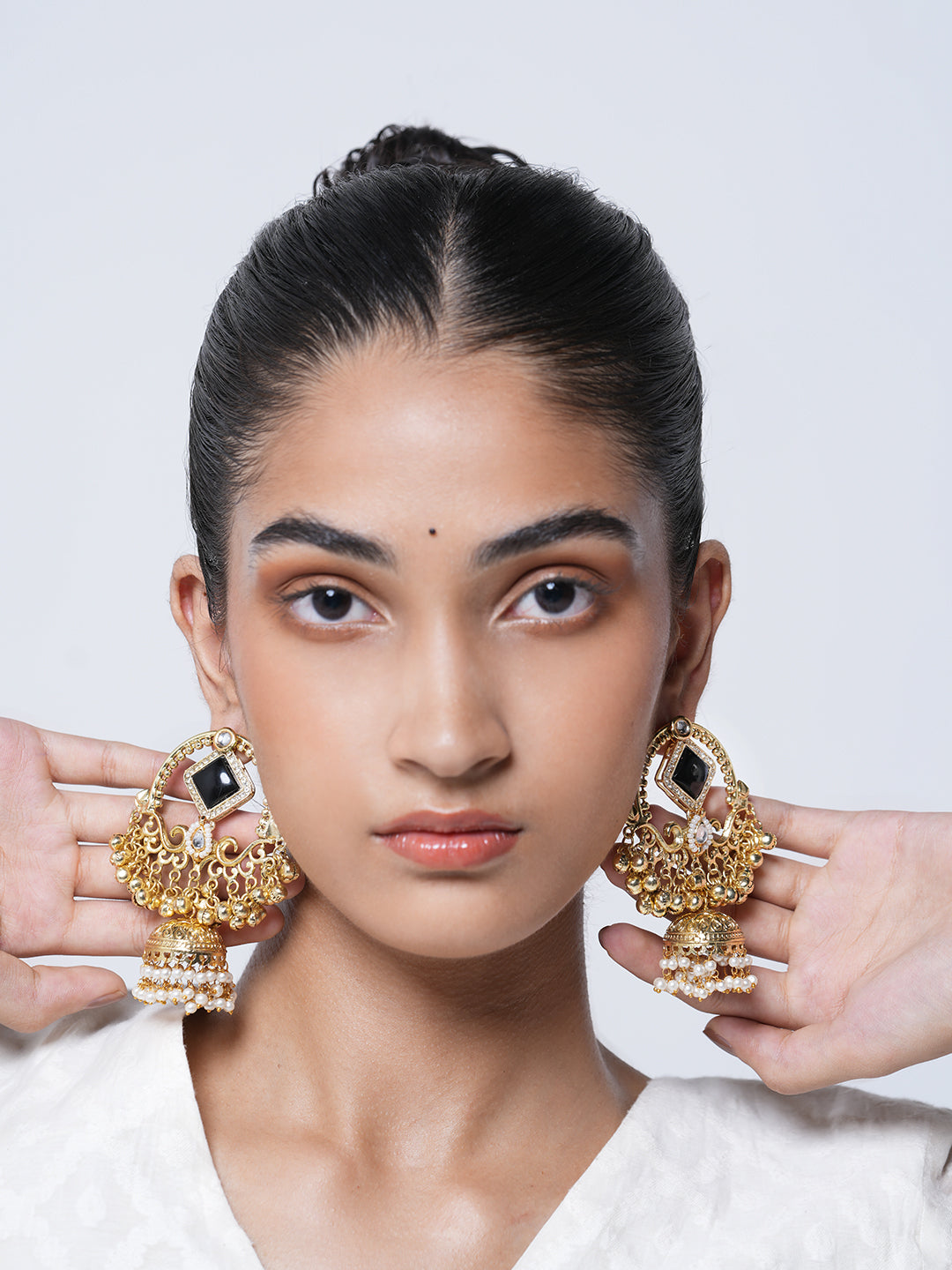 Black Stone Heavy Jhumki