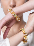 Pink Green Designer Bangles