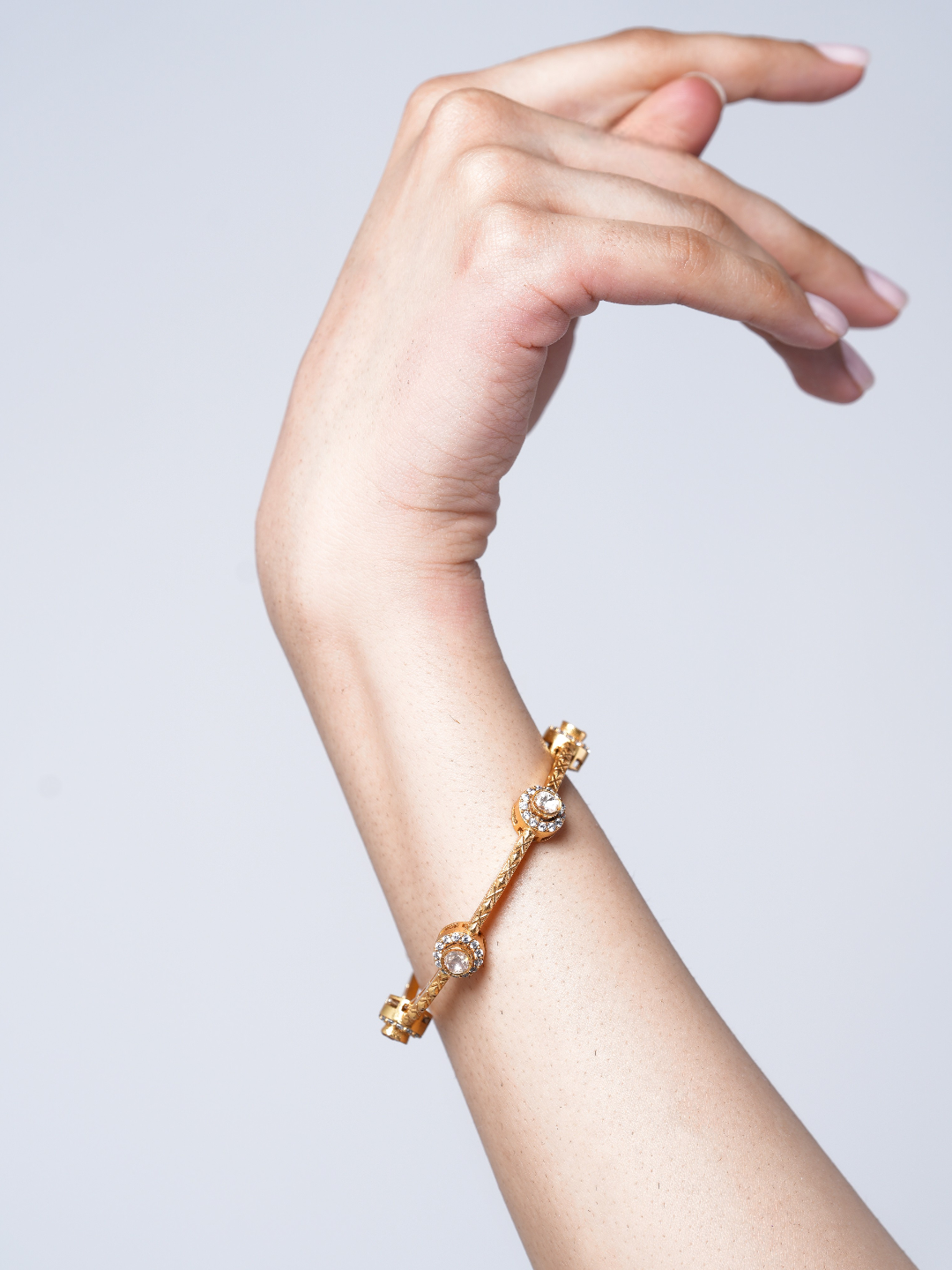 Sleek Premium Moissanite Bangles (2.4)