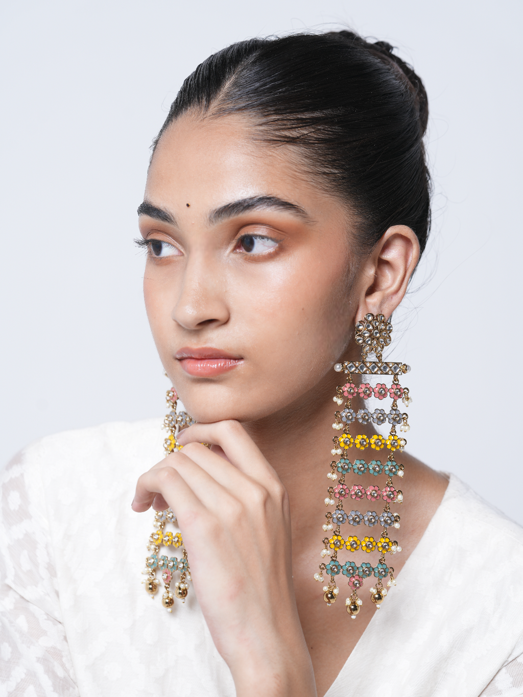 Long Multicolor Earrings