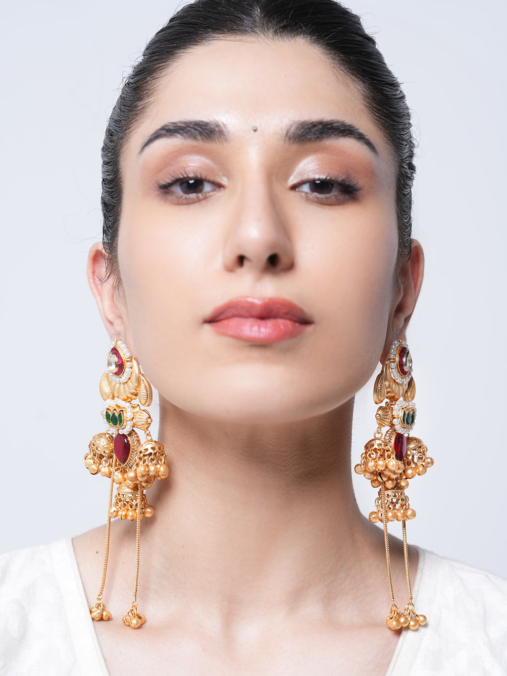 Long Jhumki with Ghungroo
