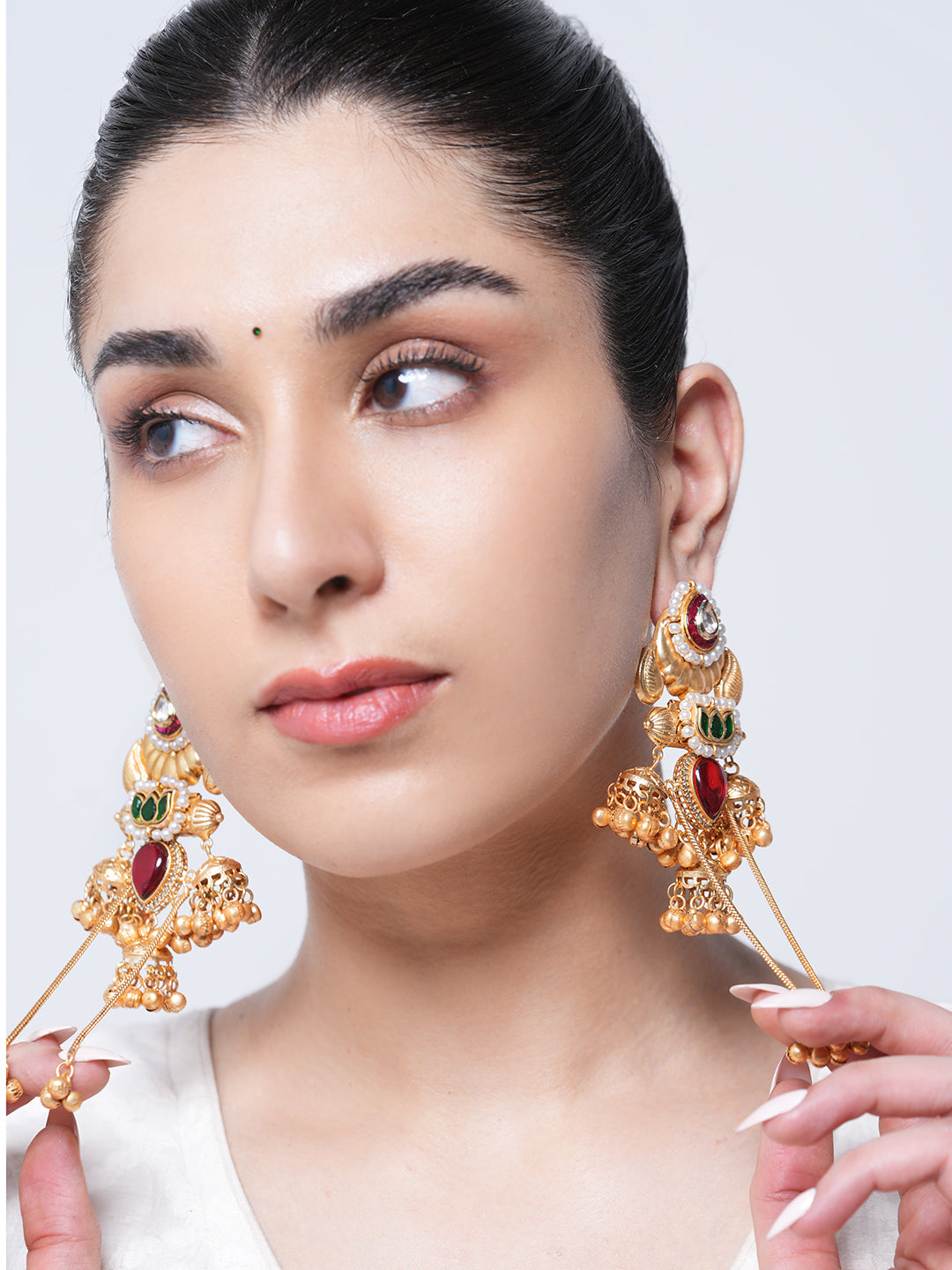 Long Jhumki with Ghungroo