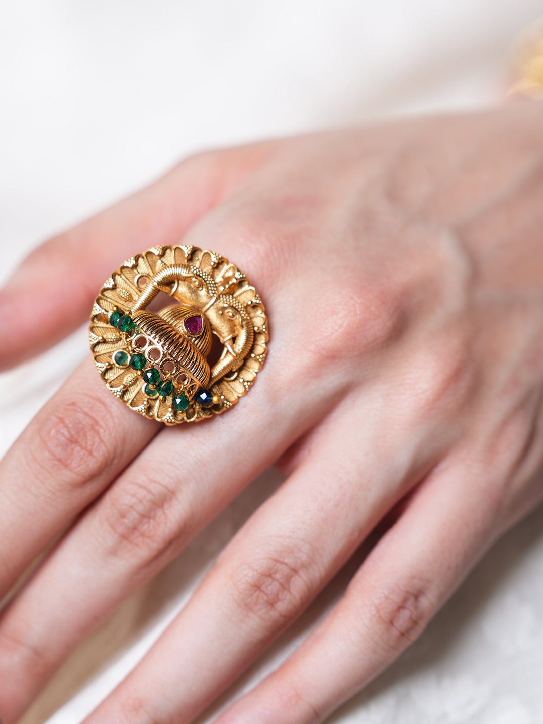 Round Antique Ring