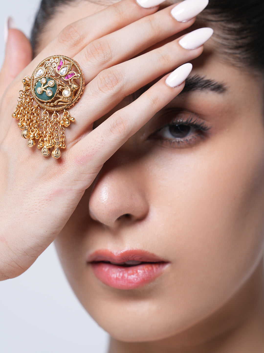 Long Heritage Ghungroo Ring
