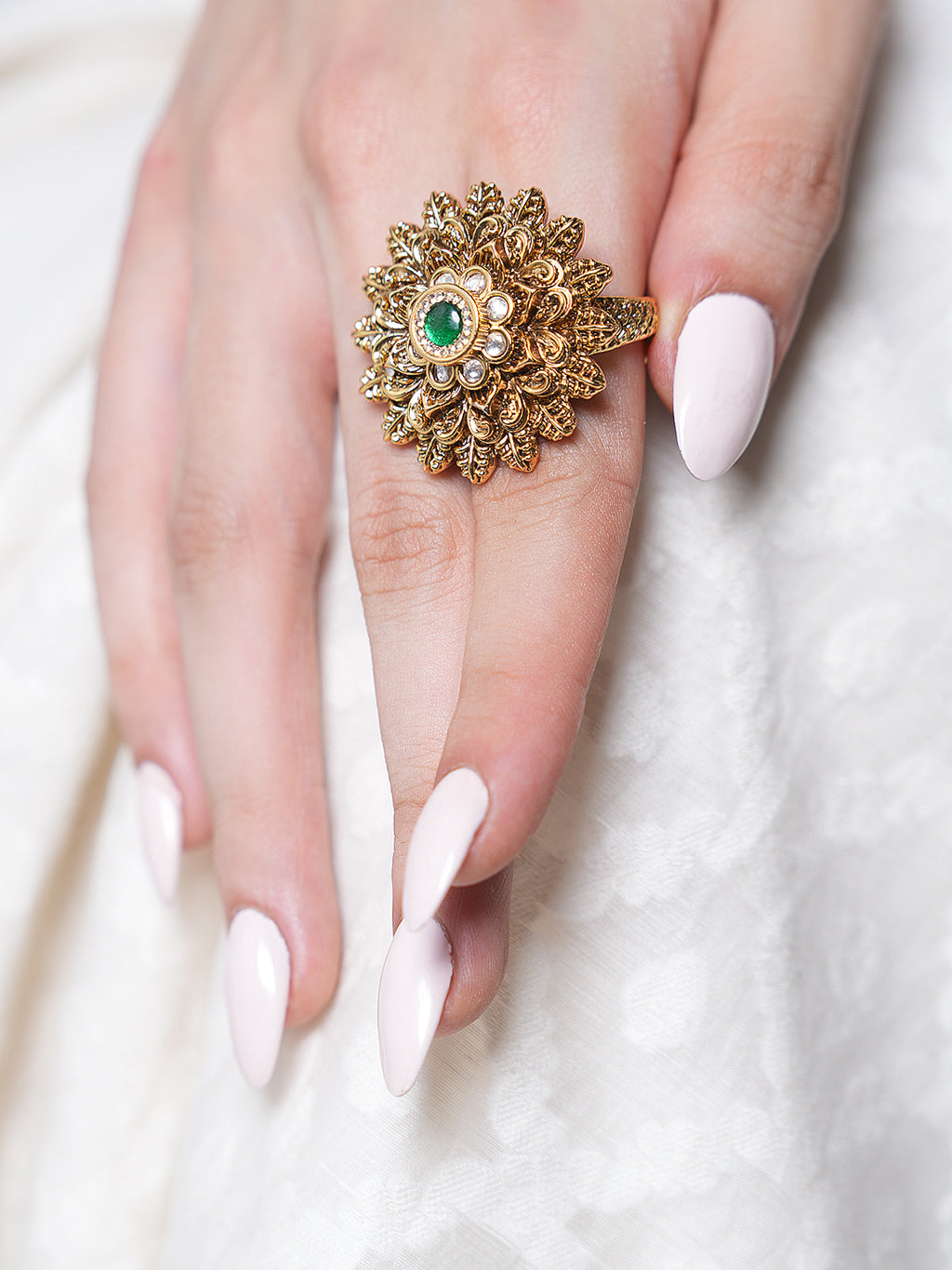 Big Round Antique Ring