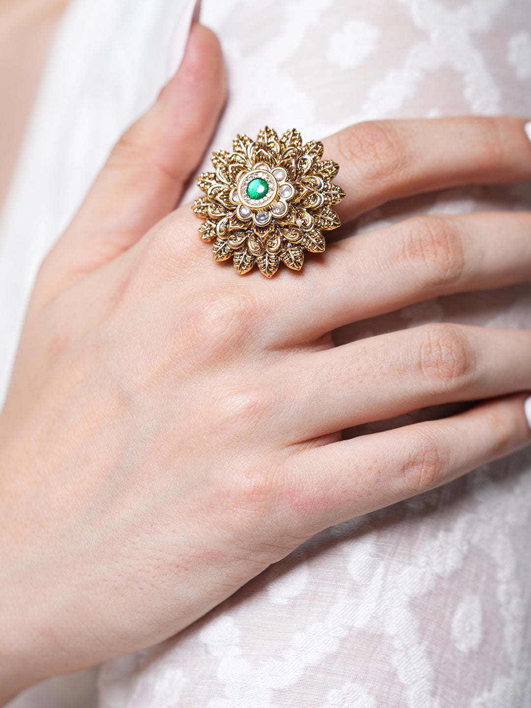 Big Round Antique Ring