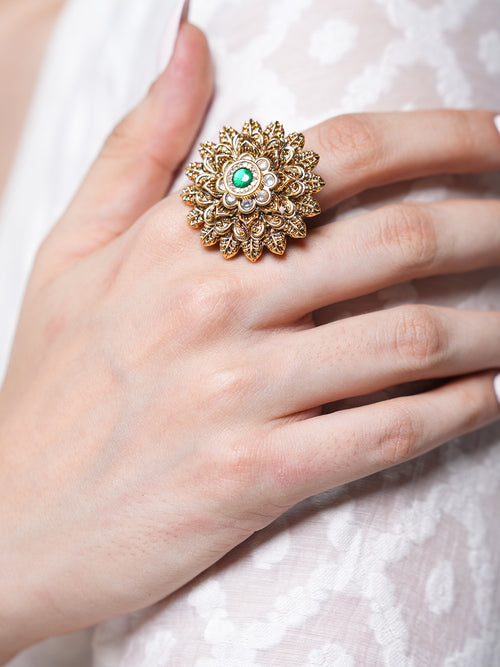 Big Round Antique Ring