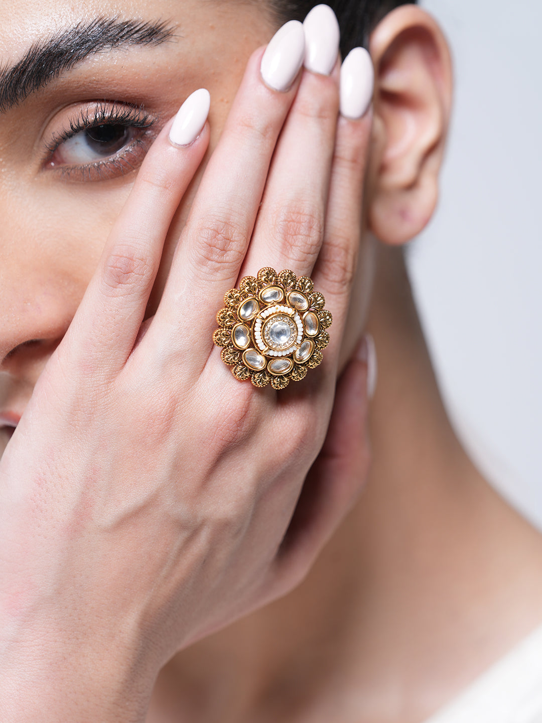 Gold Polish Antique Ring