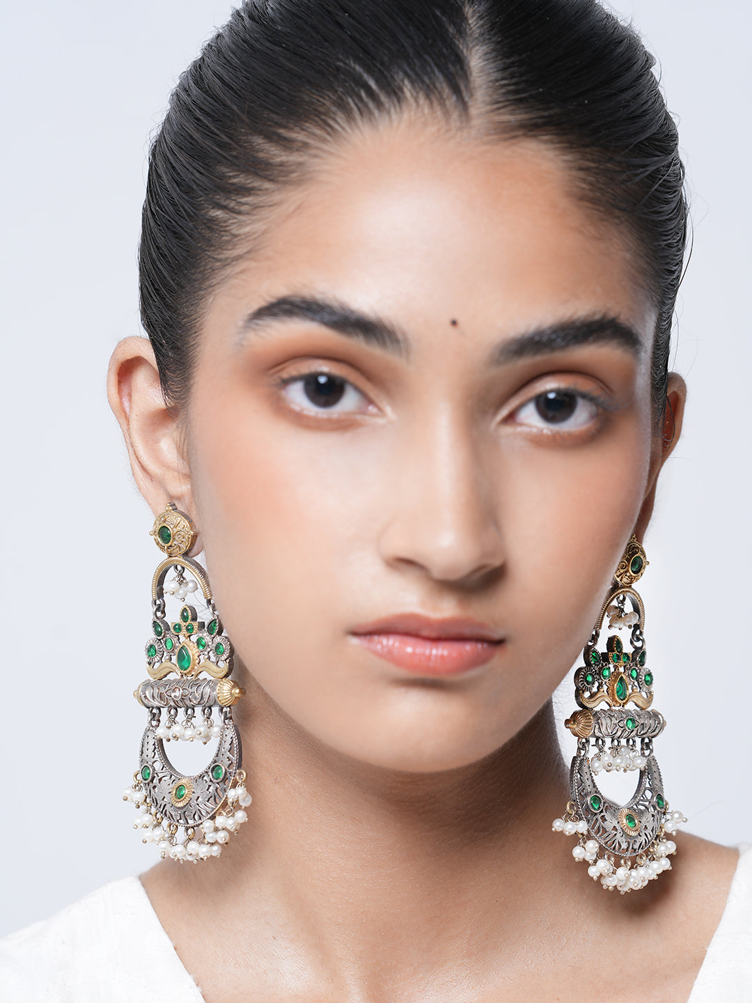 Green Fusion Earrings