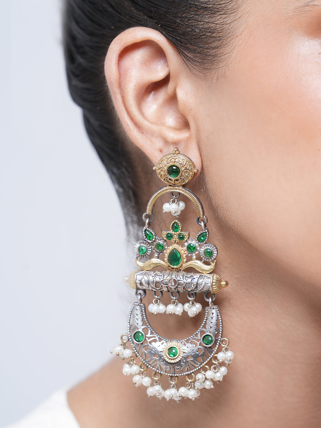 Green Fusion Earrings