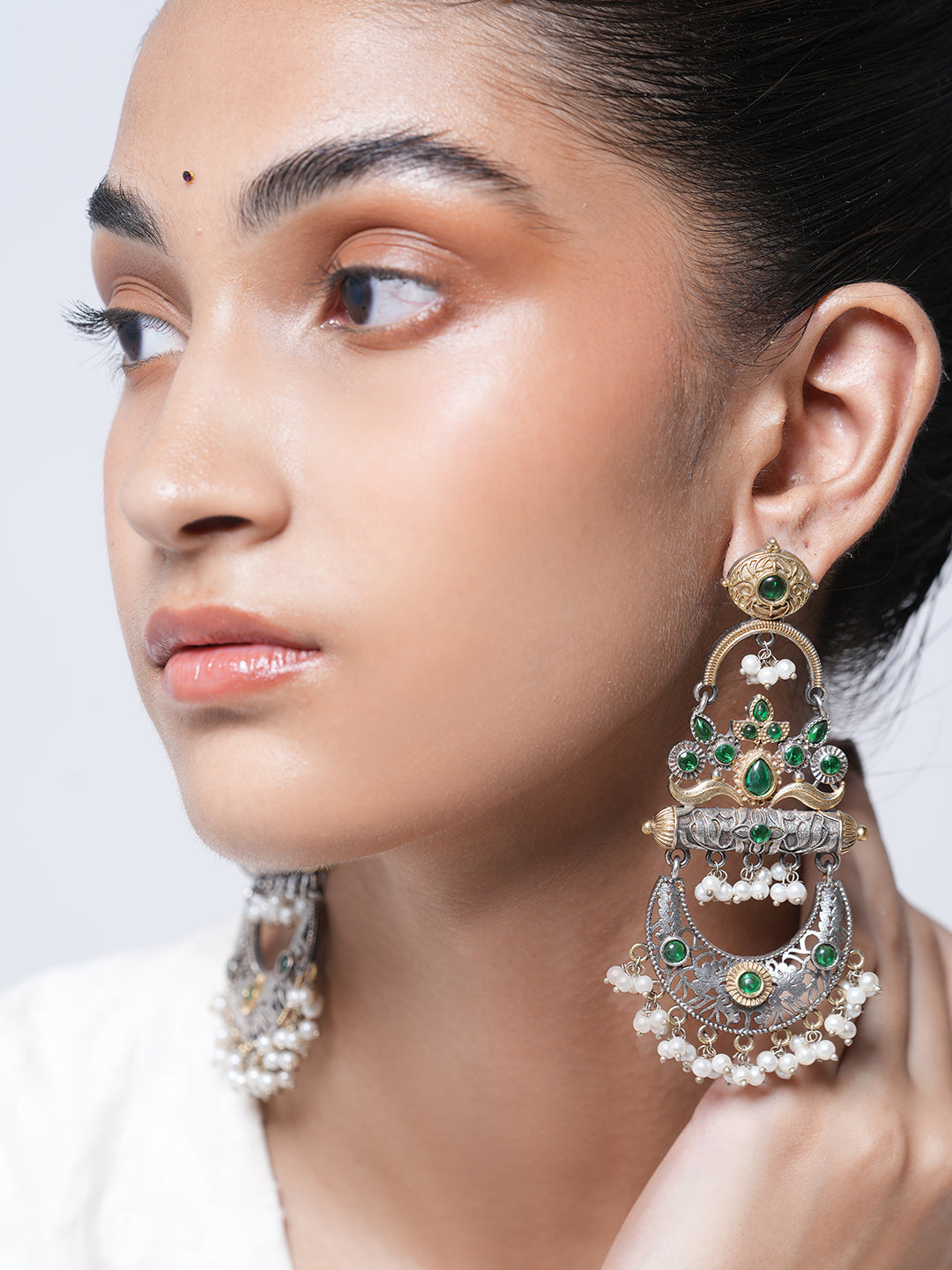 Green Fusion Earrings