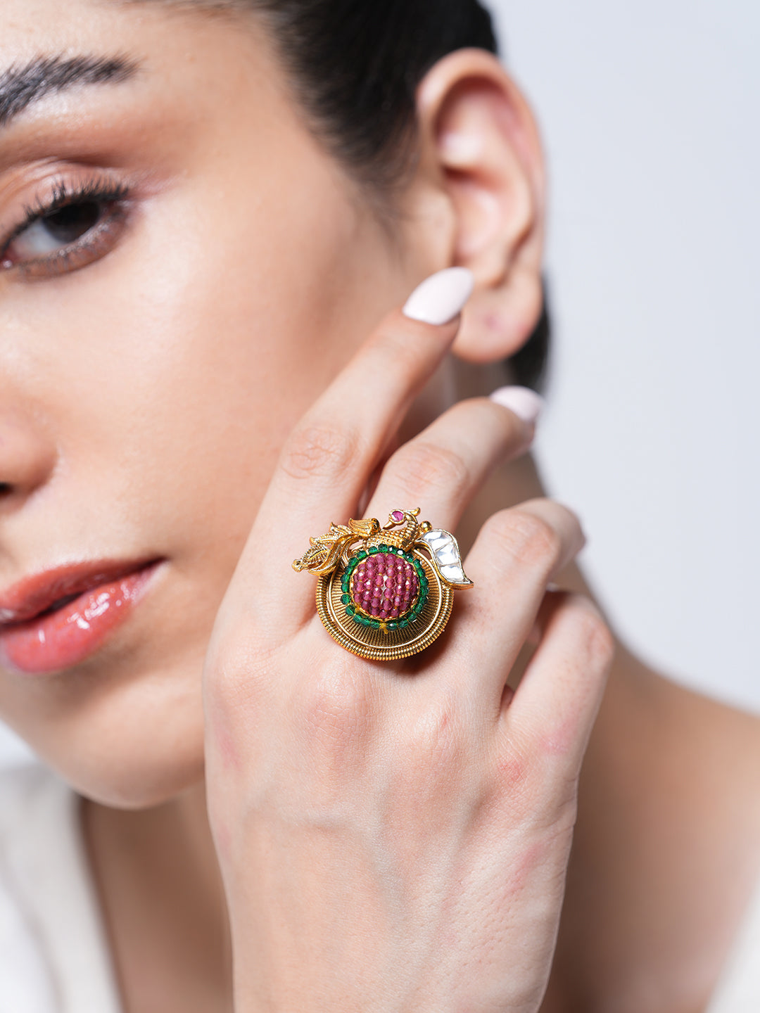 Antique Peacock Design Ring