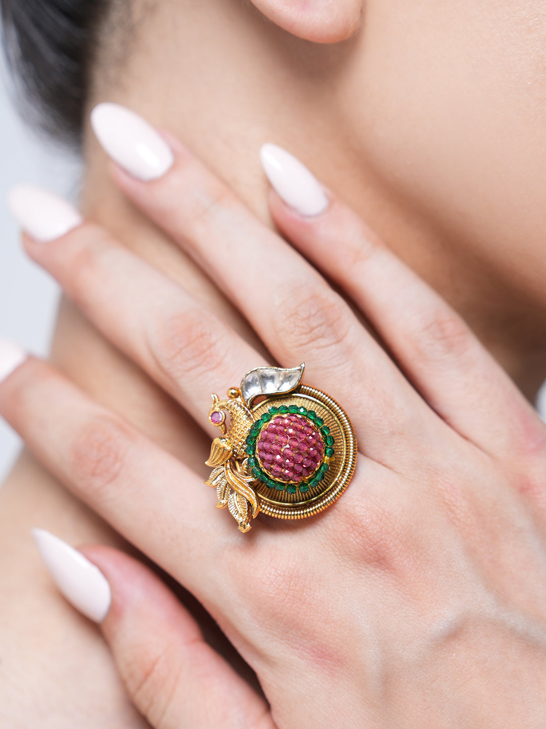 Antique Peacock Design Ring