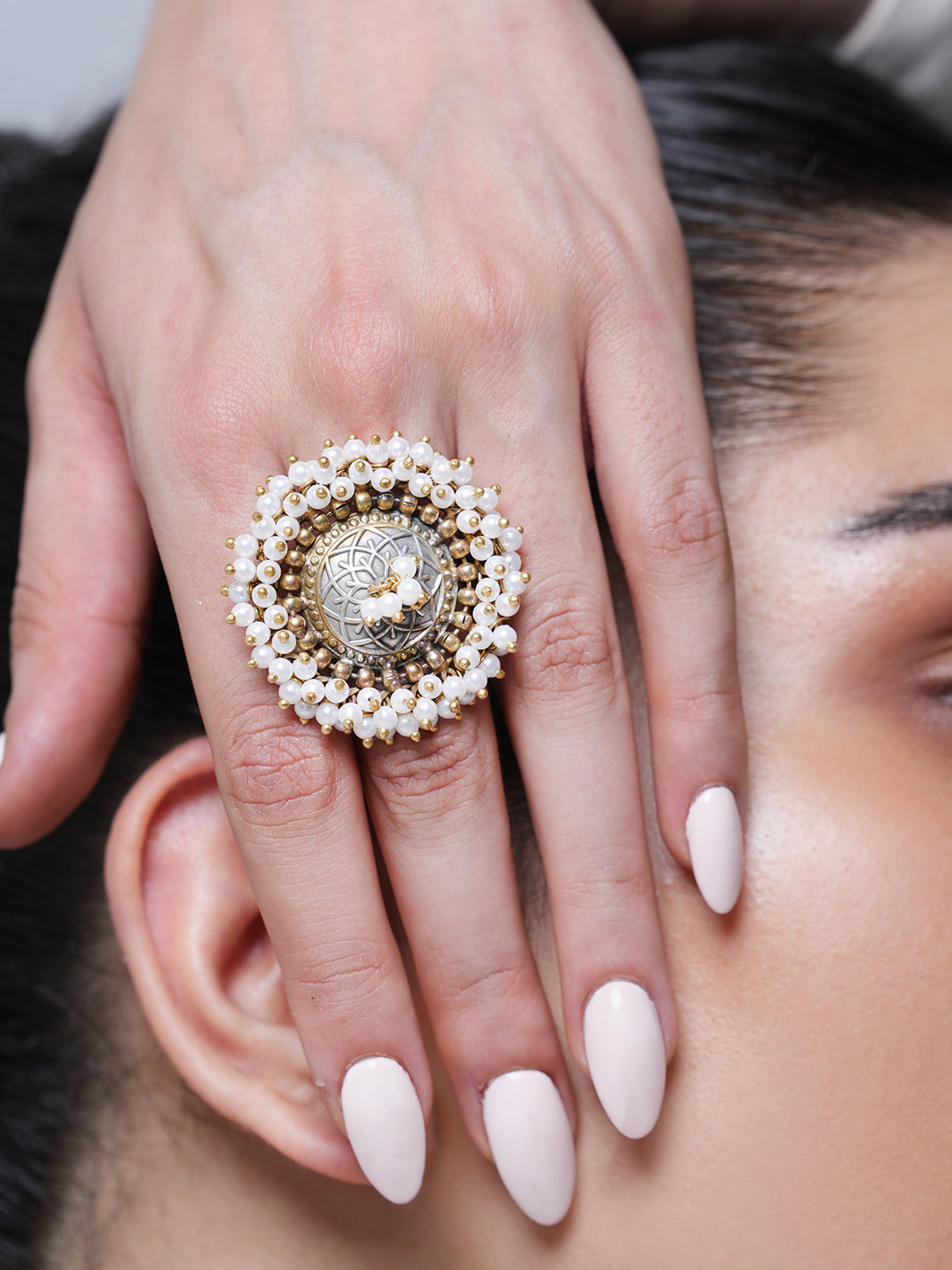 Big Silver Polish Ring