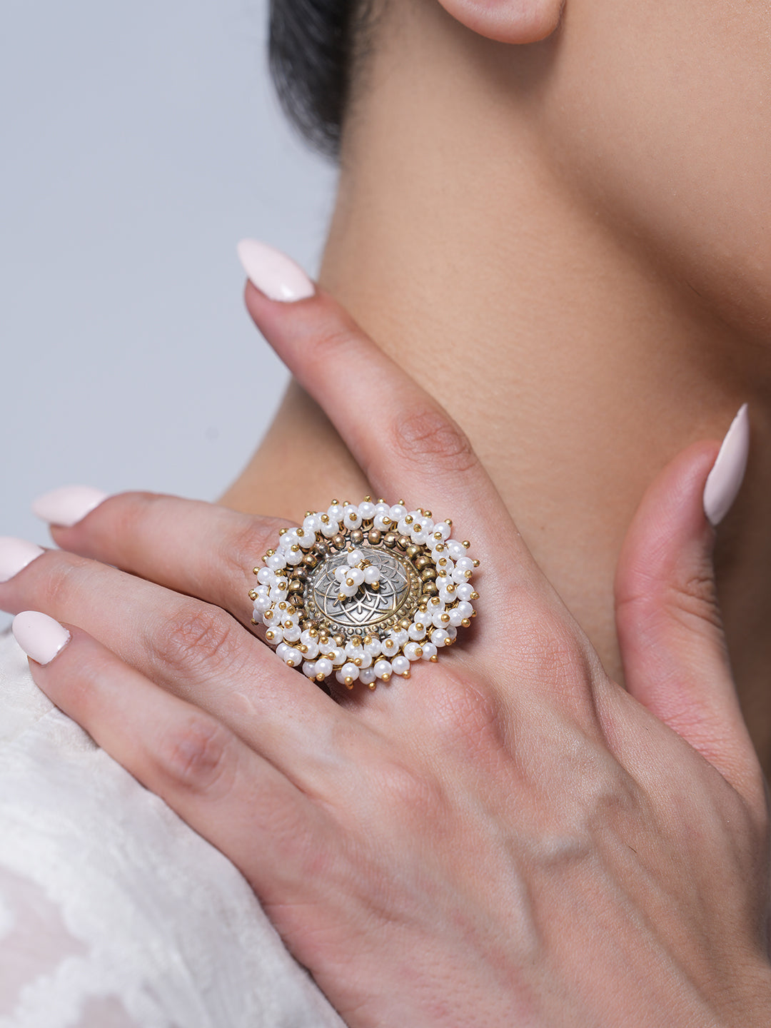Big Silver Polish Ring