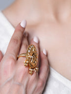 Heavy Antique Krishna Ring