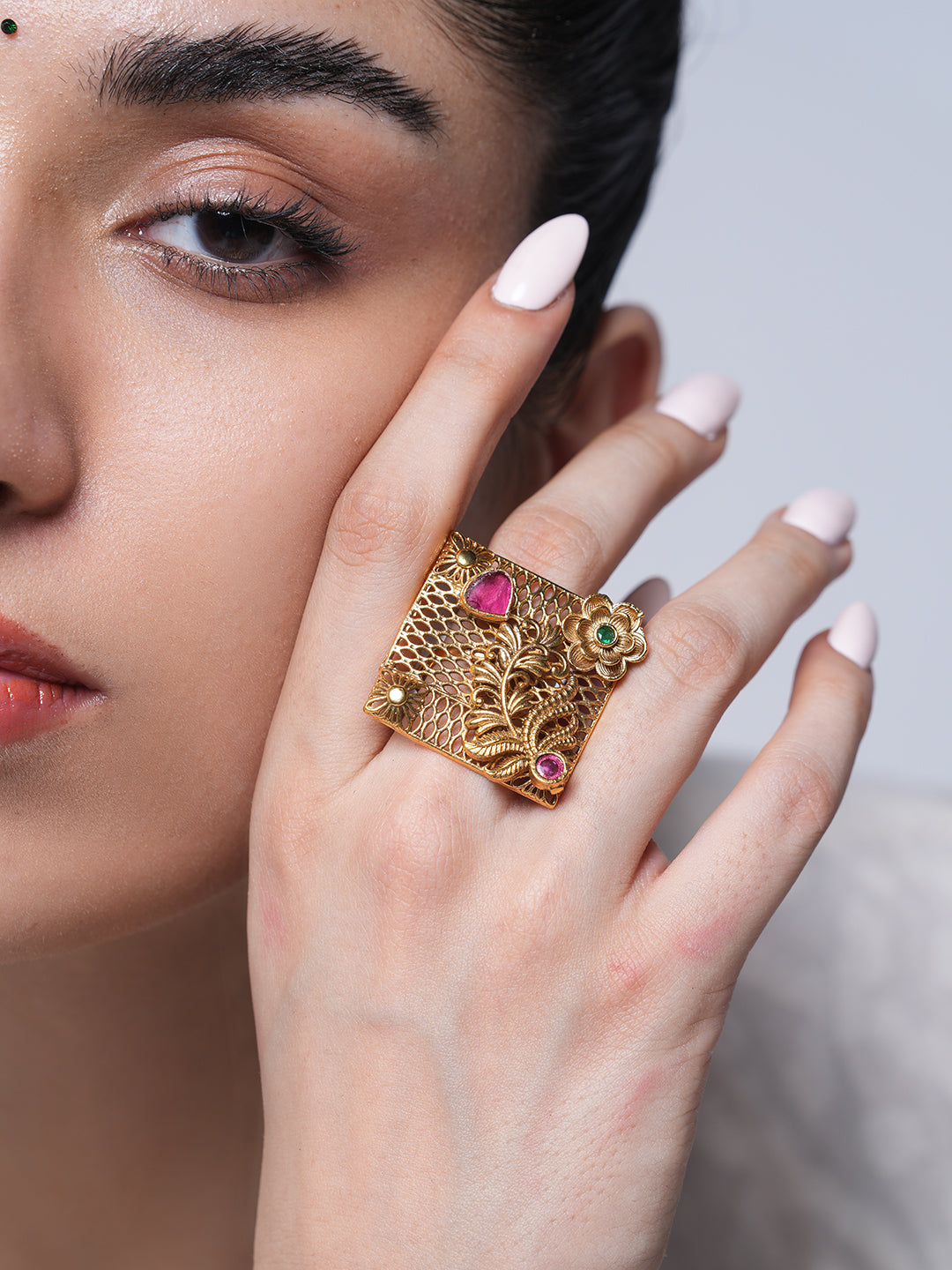 Big Leaf Design Ring