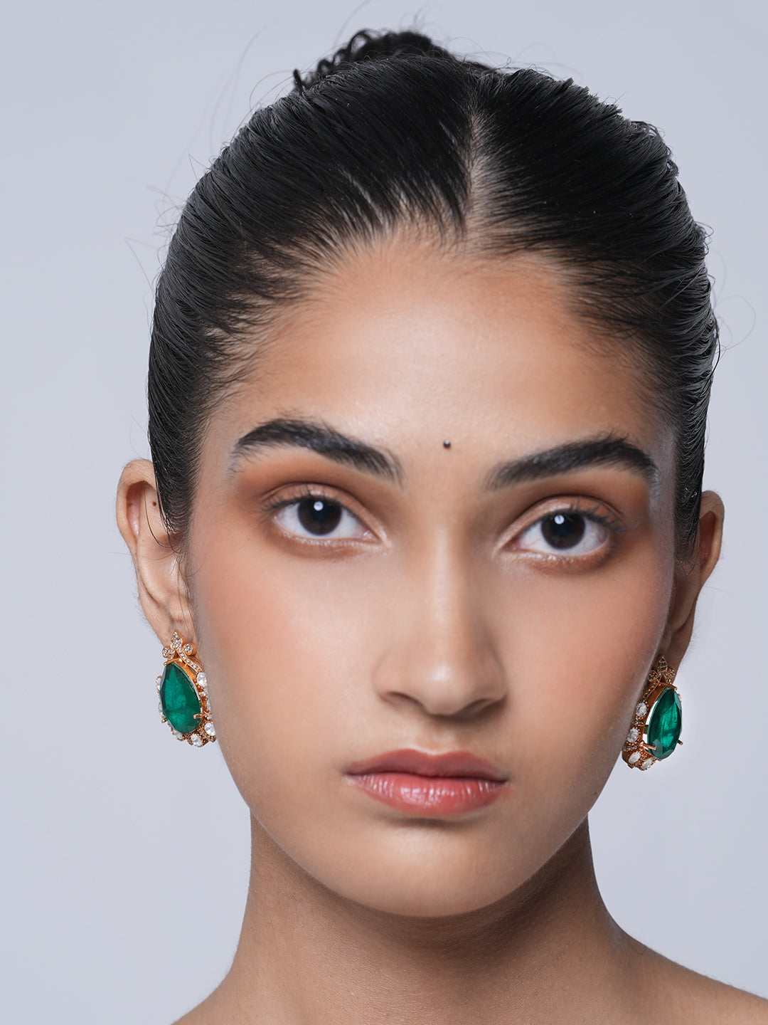 Green Doublet Moissanite Tops