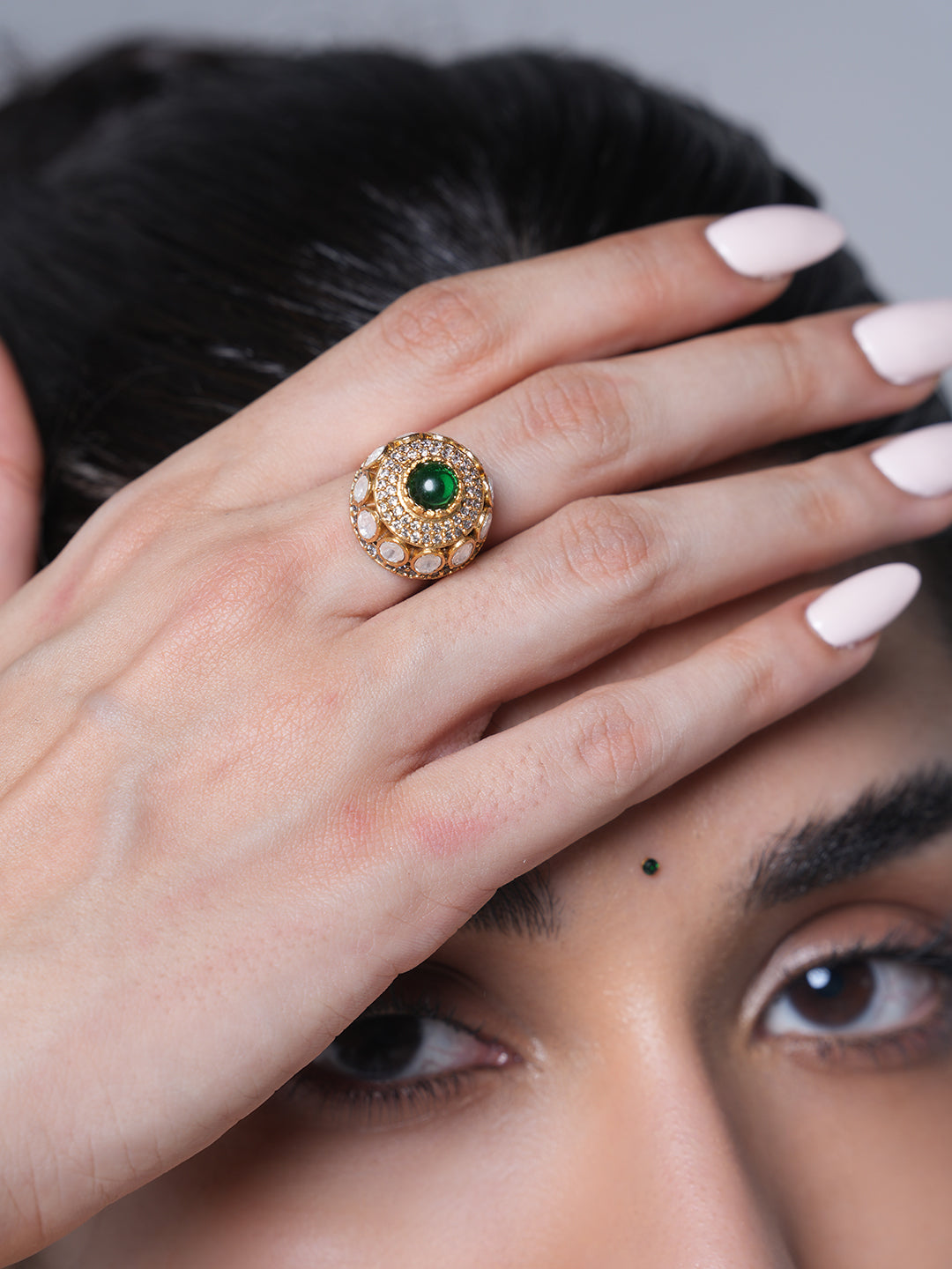 Premium Kundan Ring