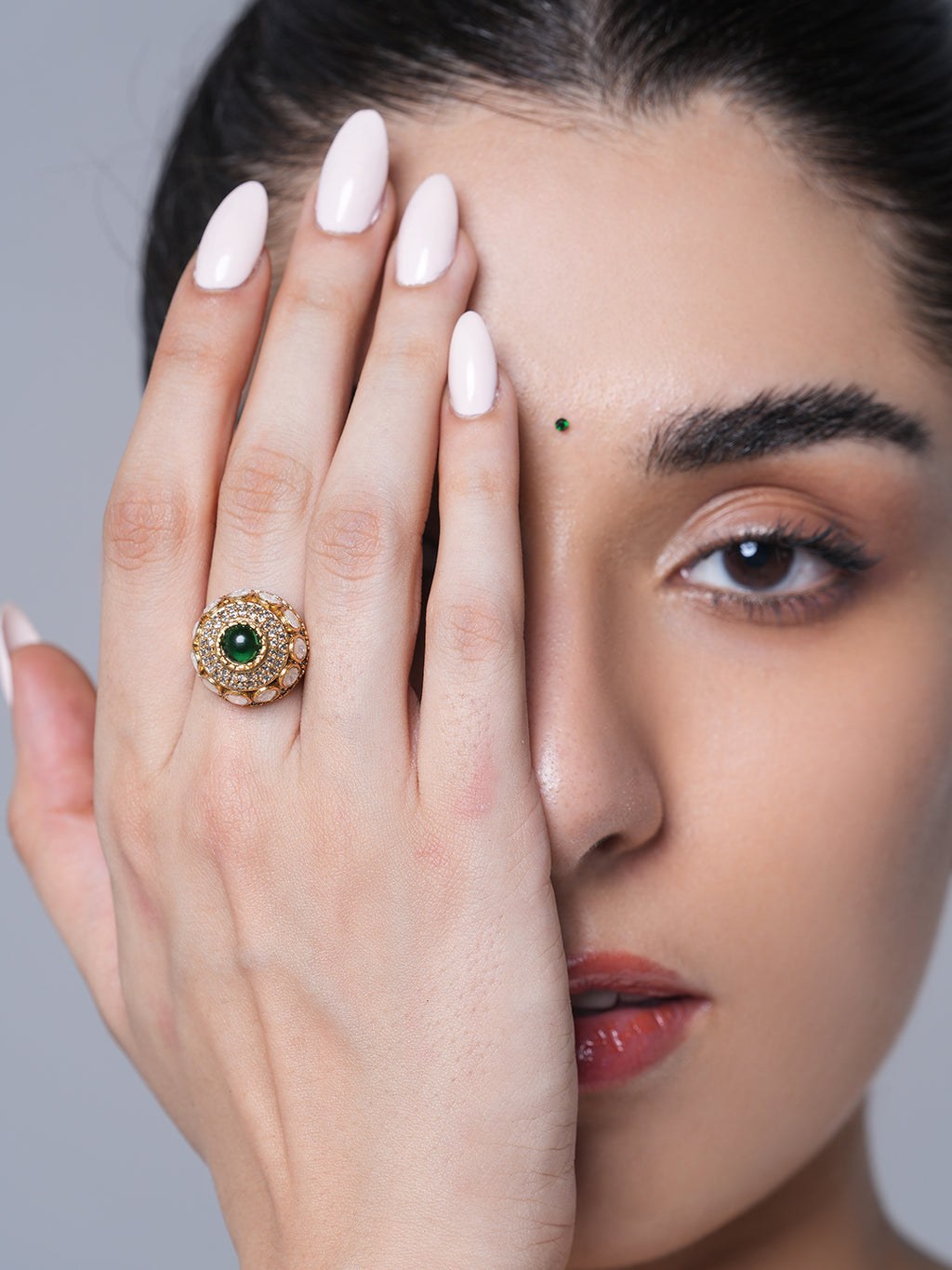 Premium Kundan Ring