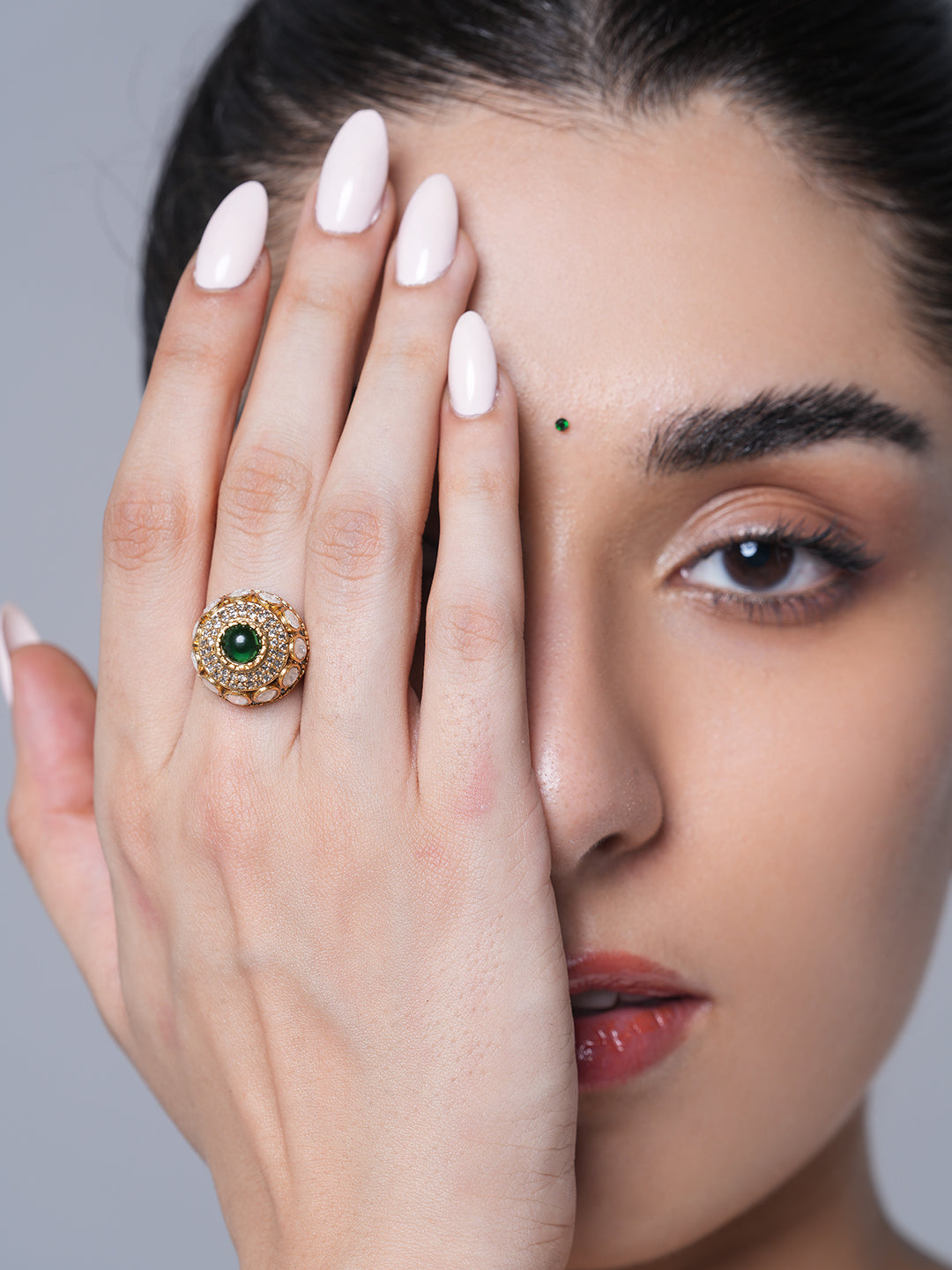 Premium Kundan Ring