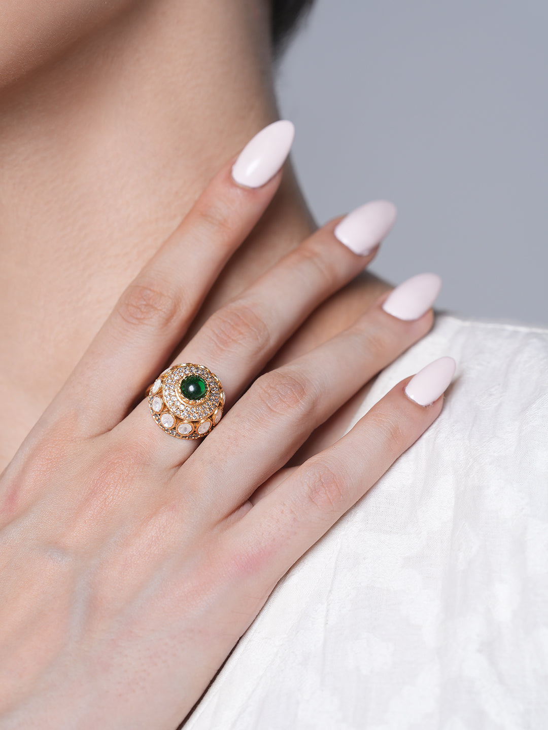 Premium Kundan Ring