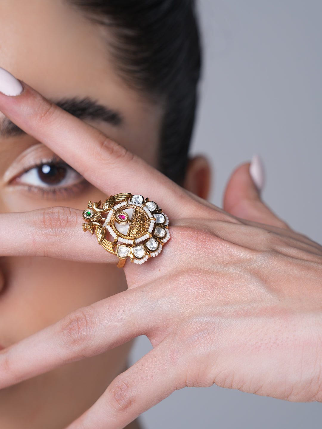 White Heritage Ring